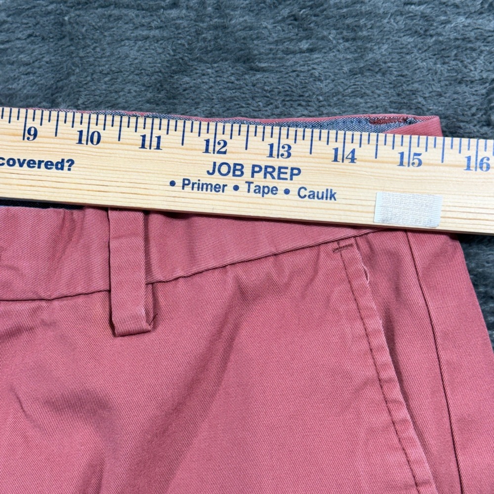 Banana Republic Emerson Chino Mens 32x30 Pink Straight Leg Cotton Pants - Picture 4 of 10